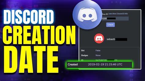 How Old Is Your Discord Account Check Discord Account Creation Date