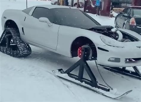 Video This Ski 6 Corvette Is Ready For The Snowpocalypse Corvette