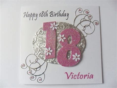 Take a look… etsy is a real wonder of the internet, thanks to the many arts and crafts you'll find on the site. Personalised Handmade Birthday Card 18th 21st 30th 40th ...