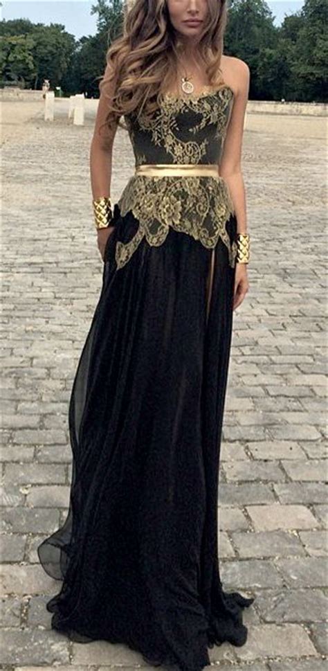Black And Gold Ball Dress Beautiful And Elegant Always