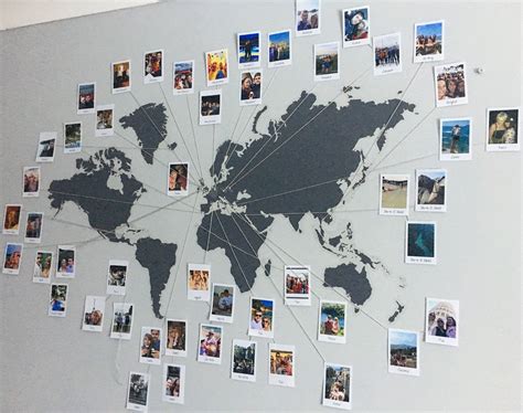Maybe you would like to learn more about one of these? Polaroid photo world map | World map photo, World map wall ...