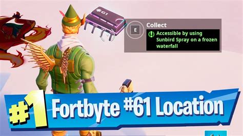 Fortnite Fortbyte 61 Location Accessible By Using Sunbird Spray On A