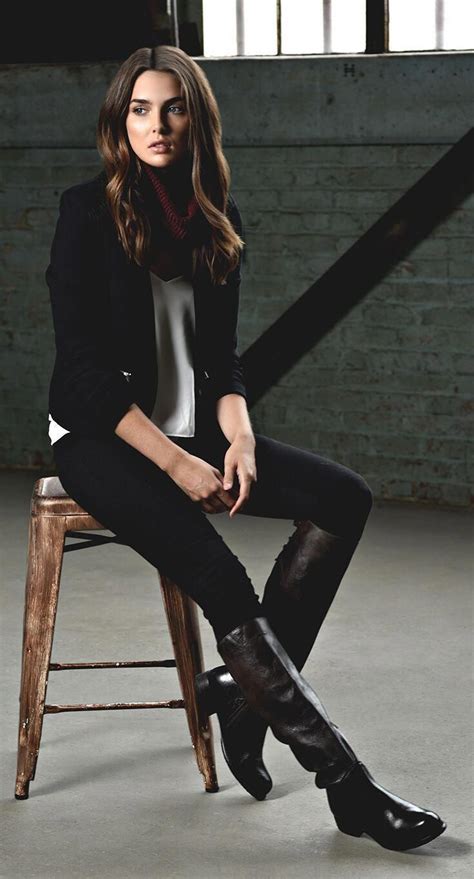 Pair These Handmade Brown Leather Knee High Boots By Bedstu With Dark Denim For An Effo Black