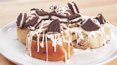 prepare to be obsessed with these oreo cinnamon rolls [video] [video] popsugar food food