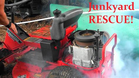 Junkyard Rescue SNAPPER Riding Lawnmower WONT START Or RUN WATCH