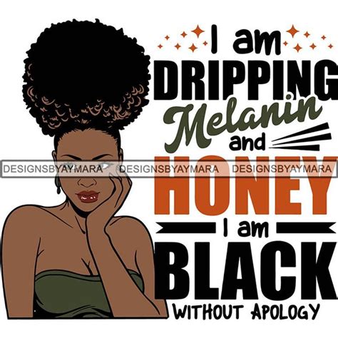 Black Woman Proud Quotes Svg Goddess Queen Melanin Popping Etsy In