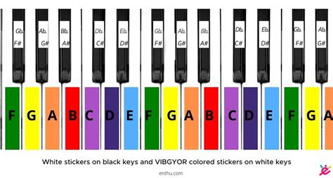 How To Label Piano Keys Pictures Included Enthuziastic