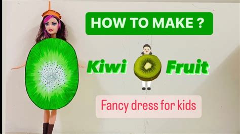 Kiwi Fruit Fancy Dress Costume Make Easy At Home Halloween Party