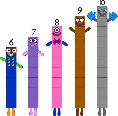 Numberblocks On Twitter Quot We These Portraits Of Numberblocks Six