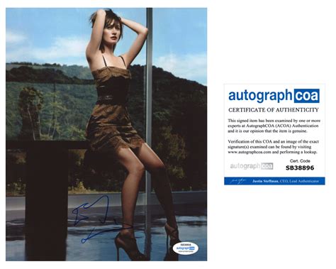Emily Mortimer Sexy Signed Autograph 8x10 Photo Acoa Outlaw Hobbies Authentic Autographs