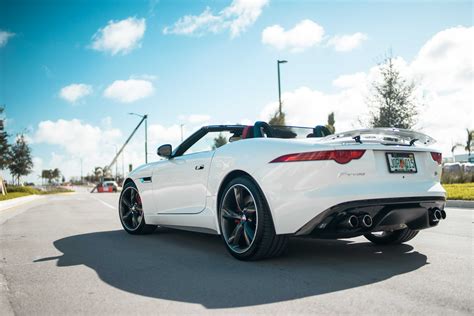 Combining performance and luxury, this sports car has a breadth of possibilities to suit the discerning driver. 2017 Jaguar F-Type S - White | MVP Miami Exotic Rentals