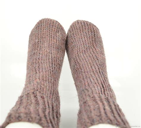 Толстые тёплые вязаные носки - купить на Ярмарке Мастеров ...