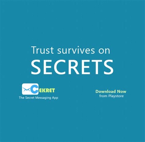 This app is useful for anyone who wants to keep their affairs on the side quiet. Cekret is a secret messaging app (bit.ly/1lttnTH ...