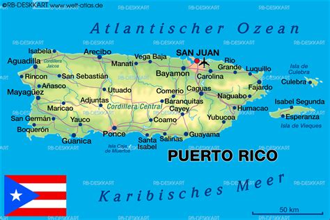 We created a page with a number of maps from the location of puerto rico to puerto rico is an archipelago part of the greater antilles in the caribbean region. Karte von Puerto Rico (Insel in USA) | Welt-Atlas.de