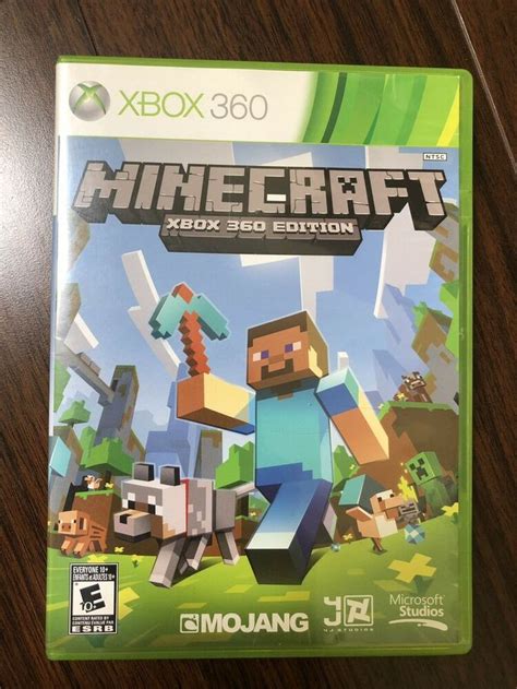 Minecraft Microsoft Xbox 360 Edition 2013 Game Disc And