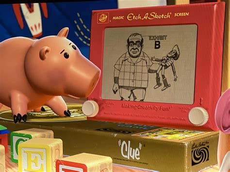 In Toy Story 2 1999 Hamm Stands On The Game “clue” While The Toys