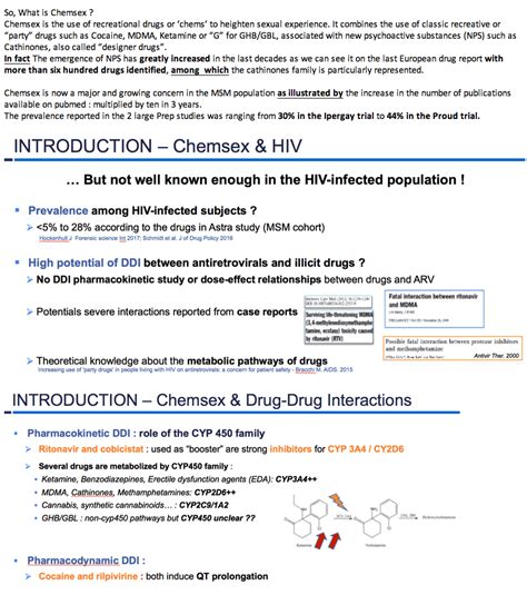 Drugs Abuse And Chemsex A New Challenge For Antiretroviral Drug Drug