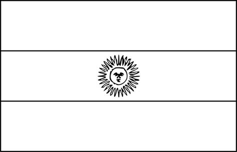 Argentina Flag Coloring Page Free Printable Coloring Pages On