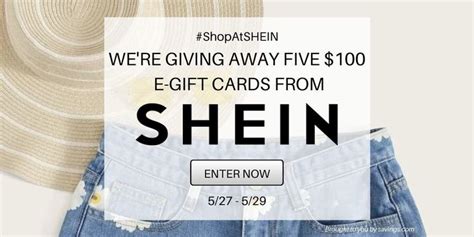 The shein gift card is a convenient and attractive gift that you can send to anyone. GIVEAWAY: Enter to Win a $100 Gift Card to SheIn Fashion ...
