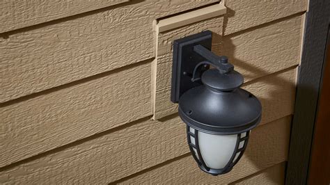 How To Install An Outdoor Light Fixture On Siding Homeminimalisite Com