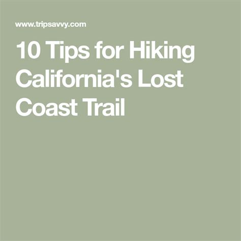 Everything You Need To Know Before Hiking Californias Lost Coast Trail