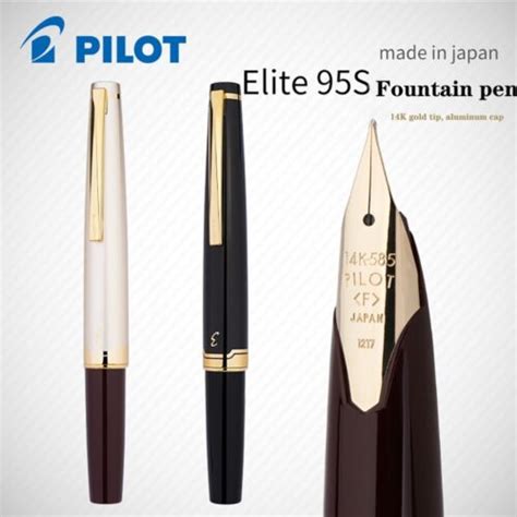 Pilot Namiki Elite 95s Fes 1mm Deep Red Black Fountain Pen 14k Gold Nib