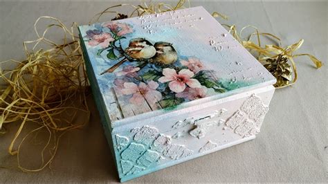 Decoupage For Beginners Decoupage Wooden Box How To Make A