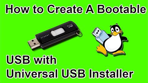 How To Create A Bootable Usb Flash Drive With Universal Usb Installer
