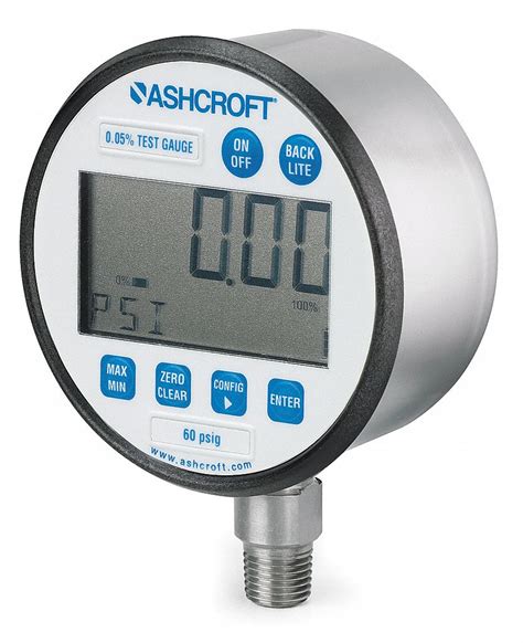 Ashcroft Calibrator Pressure Gauge 0 To 1000 Psi Digital Test