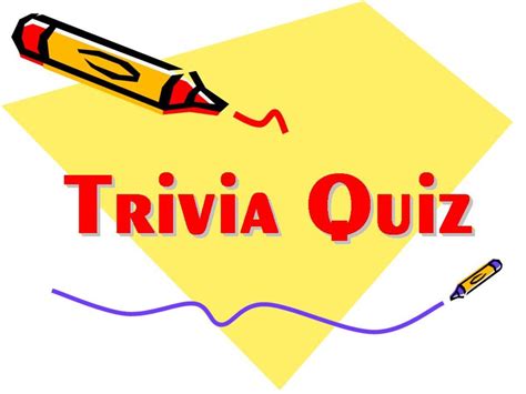 Collection Of Trivia Quiz Hubpages