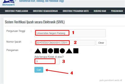 Cara mencari nik ktp berdasarkan nama memang tidak bisa, namun kamu bisa melakukan cek nik secara online. Cara Cek Nomor Ijazah Secara Online di Situs DIKTI - Blog ...