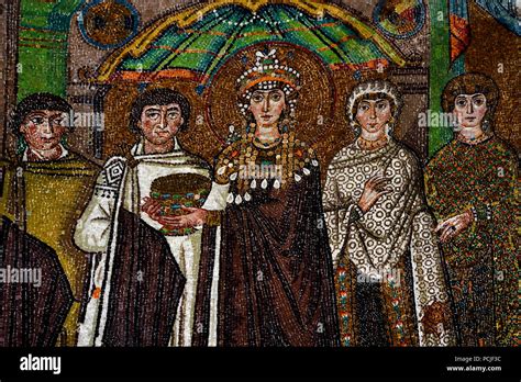 Theodora Mosaic Empress Hi Res Stock Photography And Images Alamy
