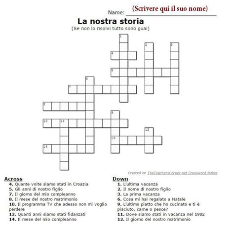 San valentino è tutti i giorni e tutti i giorni non mi stancherò mai di ripeterti che sei la persona che voglio al mio fianco per tutta la vita. è solo con il cuore che ci si perde all'amore, due mani che si uniscono, tanti istanti di vita che insieme fanno un per sempre. Crea le tue parole crociate per San Valentino | Regali per ...