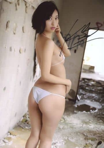 Yuka Kuramochi With Handwritten Signature Above The Knee Swimsuit White Right Facing