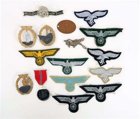 Lot Of Reproduction Nazi Medals And Insignia Mm915