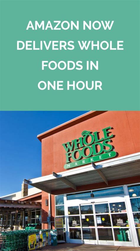 Olsavsky said during the call. Amazon Now Delivers Whole Foods in One Hour | Whole food ...