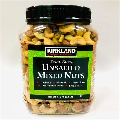 Kirkland Signature Extra Fancy Unsalted Mixed Nuts 113kg