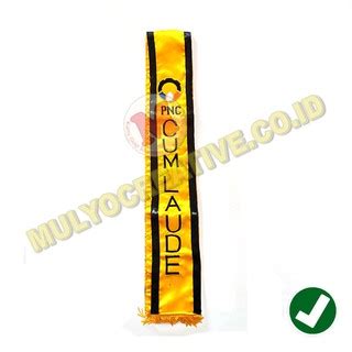 .pesan selempang wisuda, selempang cumlaude, selempang murah, selempang wisuda bahan satin, selempang wisuda jakarta pusat, selempang wisuda padang, selendang wisuda bandung. Slempang Wisuda Custom Warma Kuning Selempang Wisuda ...