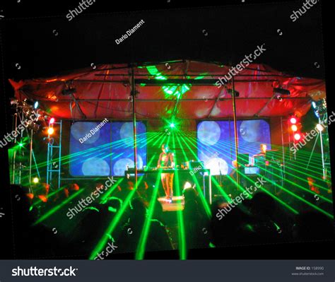 Rave Party Dj Lights Stock Photo 158990 Shutterstock