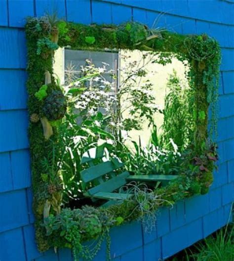 44 Inspiring Outdoor Garden Wall Mirrors Ideas Roundecor Wall