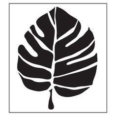 Our stencils are sent in board backed envelopes. Image result for palm leaf stencil | Leaf stencil, Stencil ...