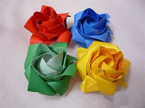 日本摺紙大師的複雜玫瑰花摺紙教程步驟圖解 每日頭條
