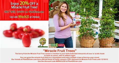 Check spelling or type a new query. plantogram-miracle-fruit-tree-discount-coupon-shirley ...