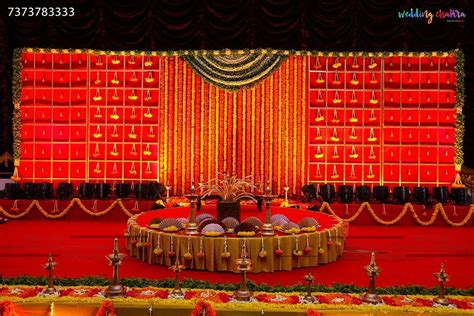 Marigold Decor For South Indian Wedding Shaadiwish Hindu Wedding