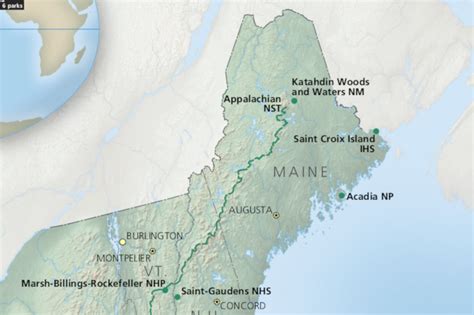Maine National Parks Acadian Culture North Woods Fdr