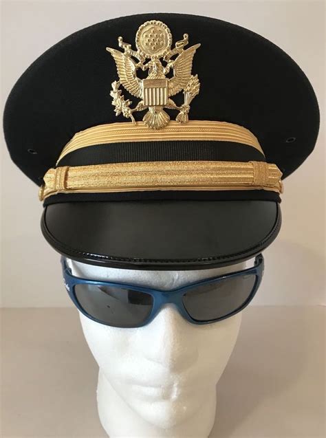 Us Army Enlisted Mens Dress Blues Hat Kingform Size 7 Kingform Men