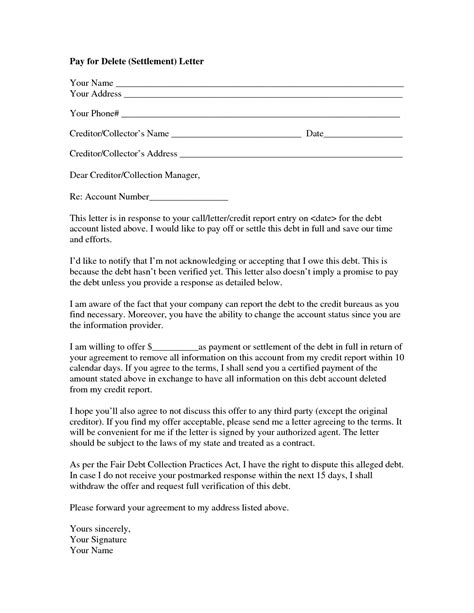 Personal Injury Settlement Offer Letter Sample