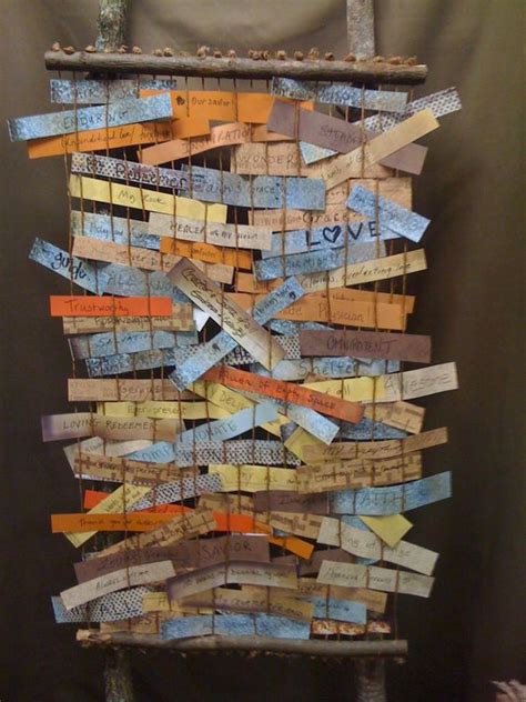 Grab our mega war room scripture card pack (50 printable scripture cards) in our shop right here. prayer loom-- Weaving wall for GodSightings | Teach Me to ...