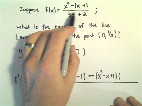 Tangent Line Worksheet Calculus