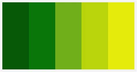 Neon Green Color Scheme Bossanova Turquoise Green Yellow Bright Sun